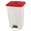 Pedálový/nášľapný zberač odpadkov ,objem 90 l, š x v x h 505 x 790 x 410 mm EUROKRAFTbasic