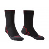 BRIDGEDALE Nepremokavé trekingové ponožky STORM SOCK HEAVY WEIGHT BOOT black - čierne Veľkosť: 44-47