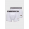 Boxerky Aeronautica Militare 2-pak pánske, biela farba, AM1UBX003, XL