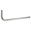 Kirchhoff tlaková proplachovací trubka 90° rovná ocel 28 mm x 700 mm x 200 mm chrom
