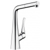 Hansgrohe METRIS M71 dřezová baterie, s vytahovací koncovkou, chrom