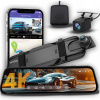 VIDEOREKORDÉR 4K AUTOKAMERA V ZRKADLE DOTYKOVÝ DISPLEJ 9,66