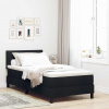 zahrada-XL Posteľ boxspring s matracom Čierna 100 x 200 cm látka 3338743
