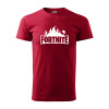 Sablio Tričko s potlačou Fortnite Pevnosť - červené XL