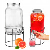 Džbán SuperButelki Nádoba 6000 ml + Kohútik + RIFLOVANÝ stojan 6 l