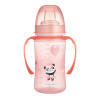Canpol babies Tréningový hrnček EXOTIC ANIMALS 240ml - ružový
