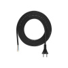 Flexo šňůra gumová 2x1,0mm2 3m černá EMOS S03030