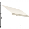 Markíza 400 x 120 cm kov (Upínacia markíza s ručnou kľukou, výškovo nastaviteľná)