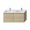 Jika Mio-N Skrinka pod dvojumývadlo 130, 127x59x49 cm, jaseň H40J7184013421