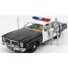 Greenlight Dodge Monaco Police 1977 s figúrkou T-800 - Terminátor 1 1984 1:18 Black White
