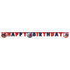 Procos Banner Happy Birthday Spiderman Crime Fighter 2 m