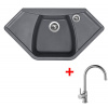 Sinks NAIKY 980 Titanium + Vitalia G17472