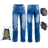 W-tec Pánske moto jeansy Davosh (Velikost: S, Barva: modrá)