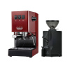 Gaggia Classic E24, červená + Eureka Mignon Manuale, BL black
