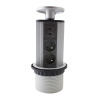 Prípojný zásuvkový stĺpik pre dosku stola 2x 230V + 2x USB 1000mA
