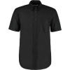 Kustom Kit Košile KK 350 Oxford, krátký rukáv, pánská COT430350002jh-black Černá 16,5