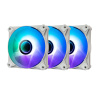 Darkflash INF8 ARGB sada ventilátorov 3v1 pre počítač 120x120 (biela) Darkflash
