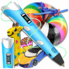 3D pero TradeBaazar TLAČIAREŇ PERO 3D PEN 2 NÁPLNE +150 METROV BLUE