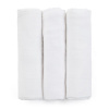 PETITE&MARS Sada plienok bambusová mušelínová 3ks Moussy Total White, 68 x 68 cm 415833