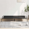 vidaXL Vyvýšená posteľ pre psa čierna 150x90x20 cm Oxford Fabric Steel - Čierna - 264902-281540