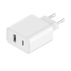 Xiaomi AD332EU USB/USB-C 33W Cestovná nabíjačka White
