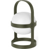 Solárna lampa Soft Spot 25 cm olivová