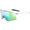 Uvex Pace Stage CV - white matt/mirror green uni