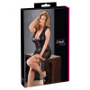 Cottelli Curves Wet Look Dress with Lace 2715147 Black