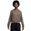 NIKE SPORTSWEAR CHILL TERRY HOODIE JACKET W BROWN MIKINA Veľkosť: M