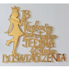 Topper na tortu žena kráľovná je však len koruna 18 30 40 50 Zlatý