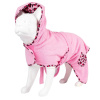 Max&Molly Dog Župan Leopard Pink - župan pre psa, mäkký a savý, leopardí vzor - M