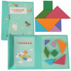 Bestent drevený magnetický tangram