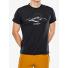 Tričko s potlačou Sensor Coolmax Tech Mountains 98 Tee SS - black
