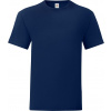 FRUIT OF THE LOOM ICONIC 150 T / Pánske tričko s krátkym rukávom - námorná modrá XXXL