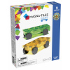 Magna-Tiles Magnetická stavebnica Cars 2 dielna Green/yellow