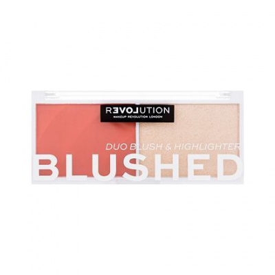 Revolution Relove Colour Play Blushed Duo Blush & Highlighter paletka s rozjasňovačem a tvářenkou 5.8 g odstín Daydream