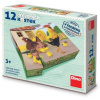 Drevené kocky Dino Domáce zvieratká retro (8590878641419)