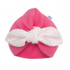 NEW BABY Dievčenská čiapočka turban New Baby For Girls dots Veľ. 86