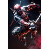 CUKROVÁ TLAČ jedlý obrázok na tortu Cukrová hmota Marvel Deadpool #3 + MENO