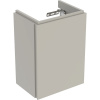 GEBERIT Xeno2 závesná skrinka pod umývadielko, 1 dvierka, 380 x 265 x 525 mm, sivobéžová/matne lakované, 500.502.00.1