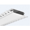 SJ-Tec SJ-ALP9818 zápustný hliníkový profil pre LED, Biely, Matný, 1m