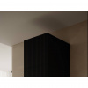 Cama Meble Nadstavec na skriňu PAFOS NAD 1D, čierny mat/čierny mat