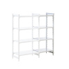 Systém zásuvných plastových regálov PREMIUM ,š x h police 700 x 600 mm