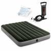 Jeden matrac Intex 191 x 137 x 25 cm (Nafukovacie velor matrac +intex pump bed 2 OS)