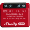 Spínač Shelly Plus 1PM Mini, spínací modul, WiFi, Gen3 (SHELLY-PLUS-1PM-MINI-GEN3)