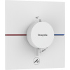 Hansgrohe ShowerSelect Comfort E, termostat pod omietku pre 1 spotrebič a ďalší výtok, biela matná, HAN-15575700