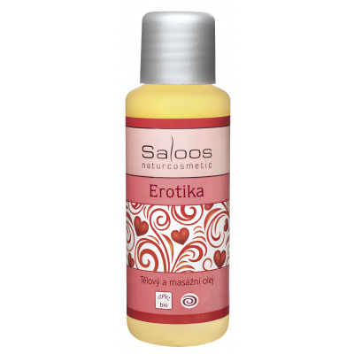 Saloos Erotika - Bio tělový a masážní olej Objem: 500 ml