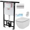 ALCA ALCA Jádromodul - predstenový inštalačný systém s chrómovým tlačidlom M1721 + WC Ideal Standard Tesi so sedadlom SoftClose, AquaBlade AM102/1120 M1721 TE1