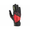 LEKI Rukavice HS ULTRA TRAIL BREEZE black/red/neonyellow - čierne Veľkosť: 8