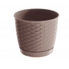 Prosperplast DRLO300 Kvetináč Ratolla Round 30cm Mocca 7529U